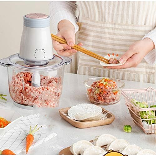 1.2L Meat Grinder Multifunction Household Electric Small Meat Filling Broken Vegetables Stir Garlic Chop Cooking Machine