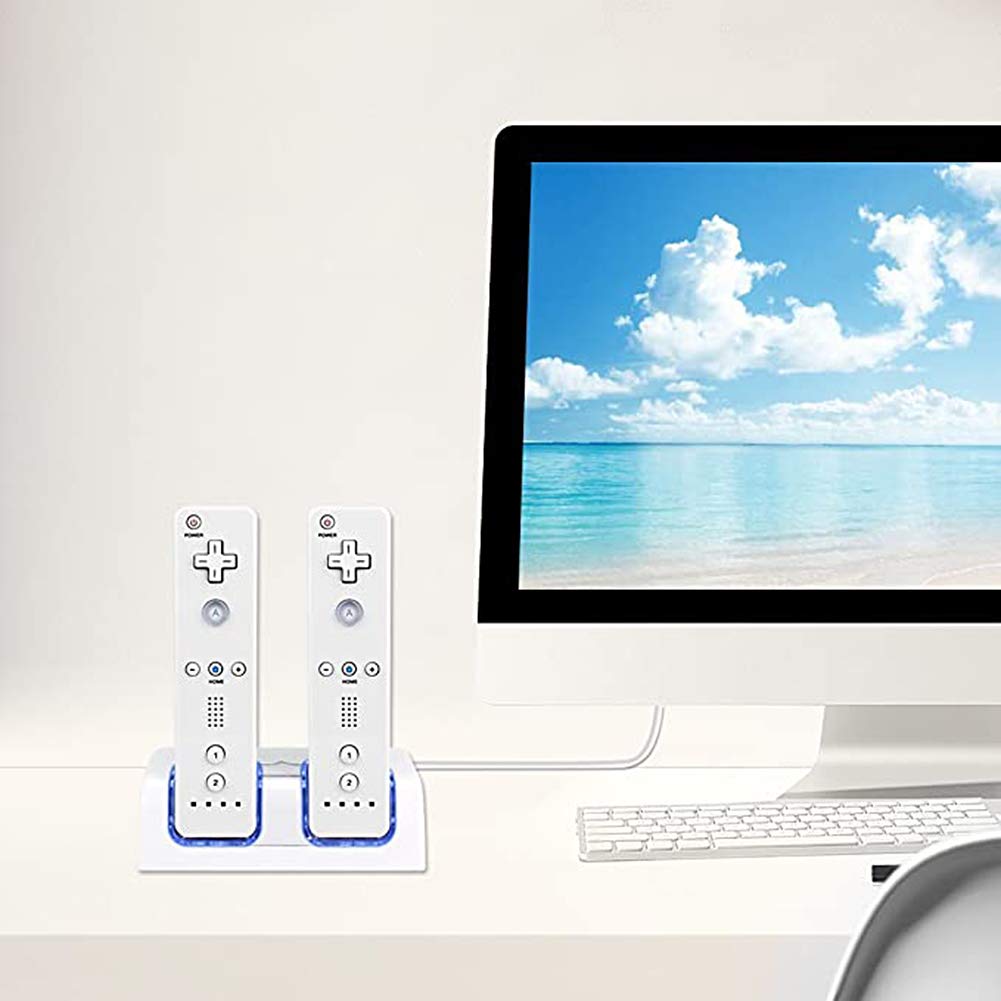 Station de charge Dual avec indicateur LED et batterie rechargeable