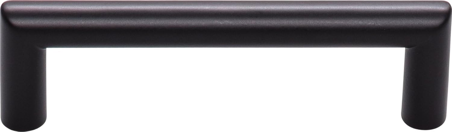 Top Knobs - TK941BLK - Kinney Pull 3 3/4" - Flat Black - Lynwood Collection