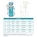 Princess Jasmine Costume Dress Up Clothes Fancy Sequined Arabian Outfit Attire with Tiara Wand Gloves Accessories Set for Little Toddler Girls Kids Halloween Cosplay Birthday Party 3T 4T 3-4 Years