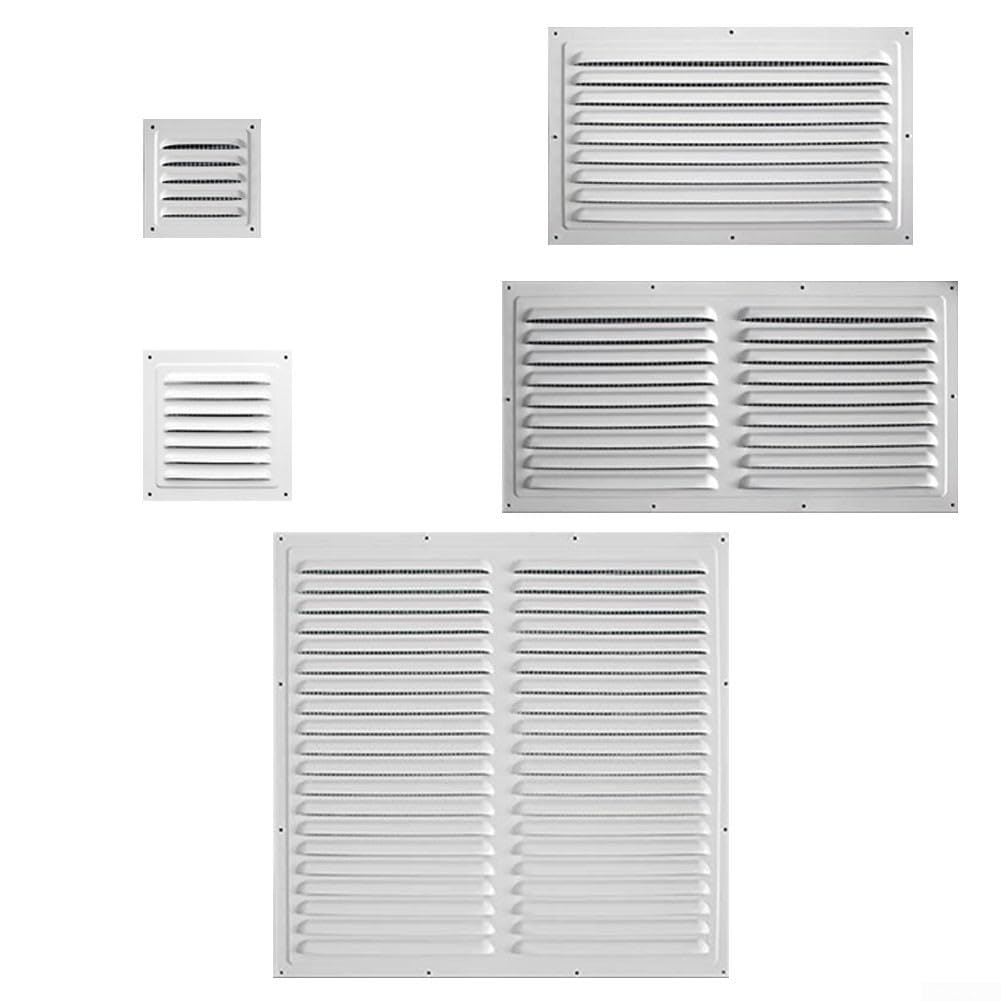 Metal Vent Cover with Mesh Screen Square Soffit Louver Grille for Effective Ventilation in Various Spaces (350X350mm) — view 4
