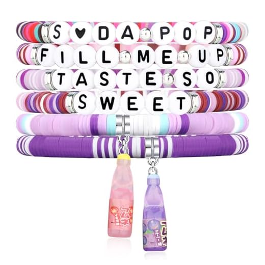 IDesign Korean-Pop Bracelet Birthday Party Friendship BFF Gifts for Fans Decor Halloween Outfits (soda pop)