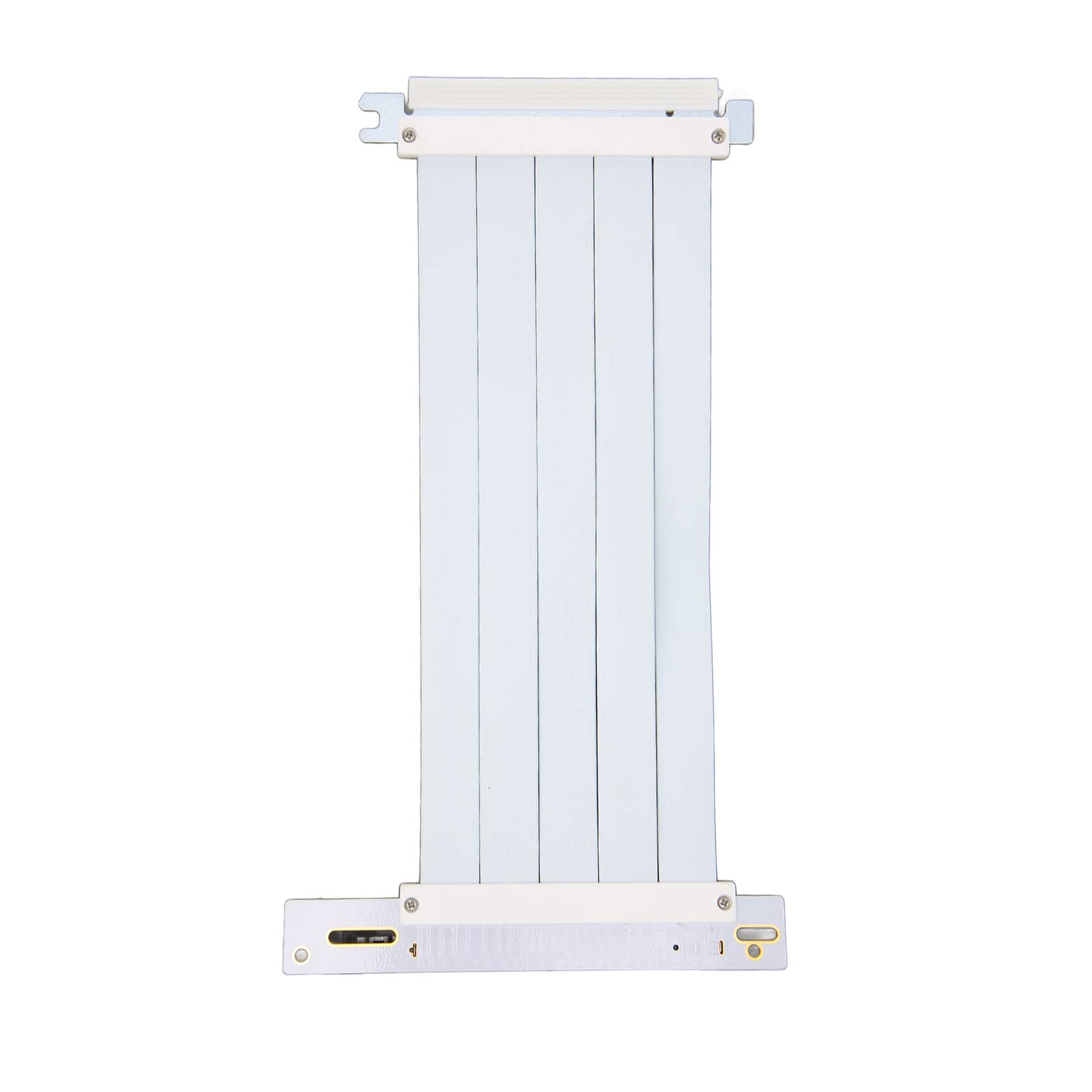 Przedłużacz Kabla Riser PCIe 4.0 X16 Kompatybilny z transmisją RTX3090,RTX3080,RTX3070,RTX3060TI,RX6900XT,RX6800,128 Gb/s, Przedłużacz Karty Graficznej Portu PCI E, 7,9 Cala (Biały)