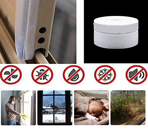 Weather Stripping Silicone Seal Strip Door Bottom Strip Silicone Sealing Sticker Adhesive for Doors and Windows Gaps of Anti-Collision,16 Ft - Thumbnail 6
