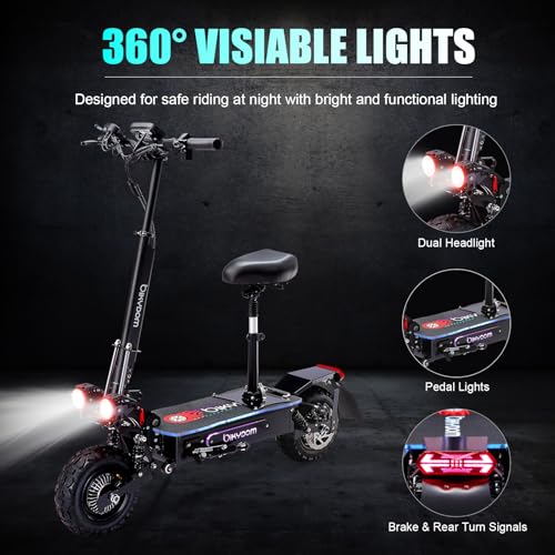 Fast Electric Scooter Adults, 1200W/5600W Off Road E