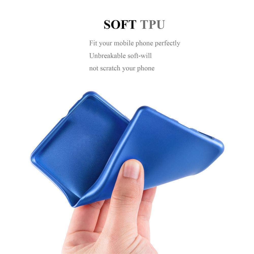 Custodia Cadorabo Per Honor 8 Colore Azzurro Metallizzato, Cover In Silicone TPU Morbido Antiurto - 2