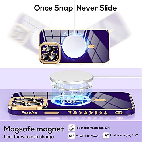Coque pour iPhone 14 Plus et 13 Pro protection arrière souple noire motif papillon - 5