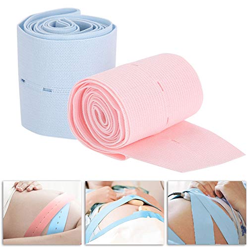 2pcs fetal heartbeat monitoring belt soft thickened baby heartbeat monitoring bandage fetal heart rate belt for pregnancy women 1333  59  1cm524  23  04in