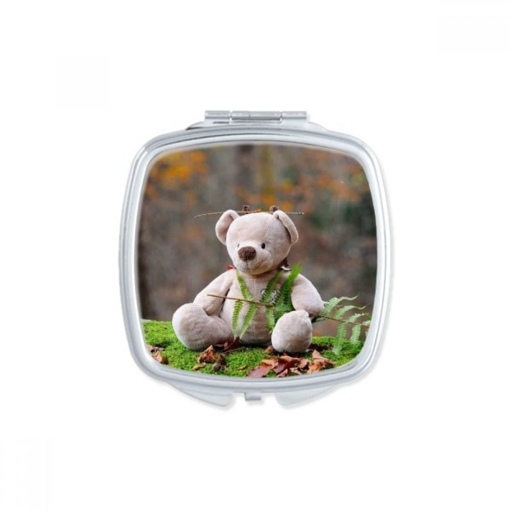 Petit cadeau mignon : miroir de poche Ours en Peluche pour femme et fille