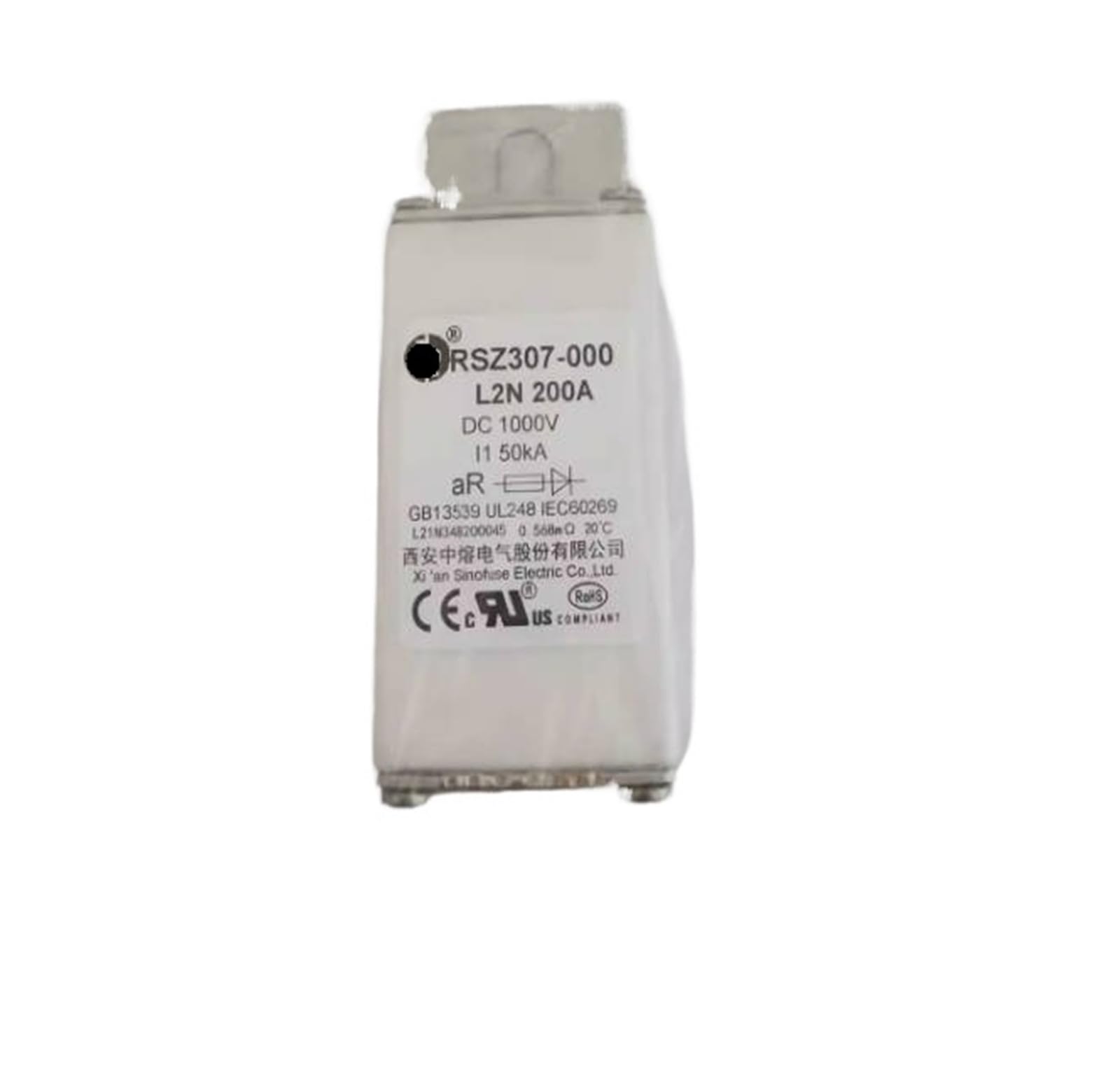Fusible RSZ307-000-L2N pour protection photovoltaïque 1000VDC