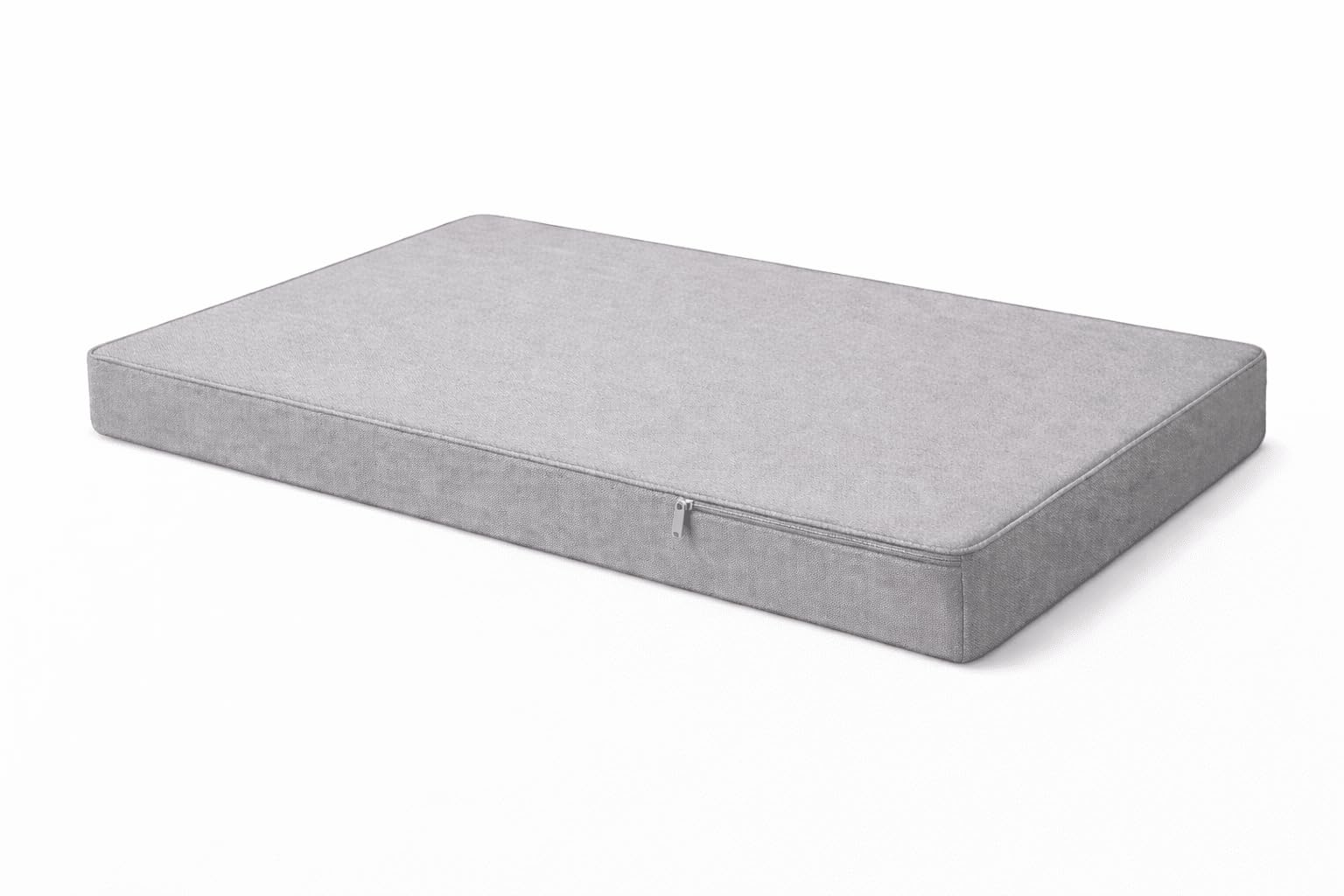 DREAMLAYER 2-Seater Sofa Booster Cushion with Removable Cover – Heavy Duty Replacement Seat Pad, Orthopaedic Firm Support with Water-Resistant Washable Cover (Grey, 100 x 50 x 7.5cm)
