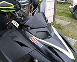 213 Parts 213A – Premium Low Gloss Black Windshield Fits Ski-Doo Rev