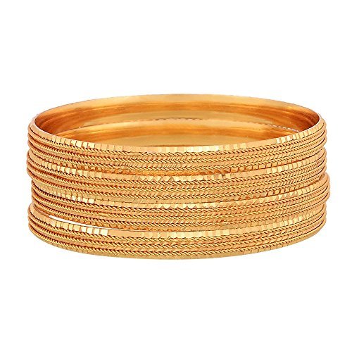 Gold Plated Bangles for Women's & Girl's