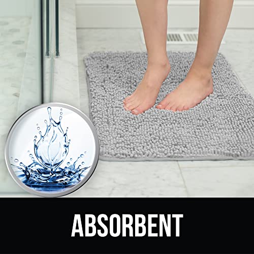Kangaroo 840316702874 Bathroom Rugs, Chenille Soft Absorbent Bath Rug thumb #5