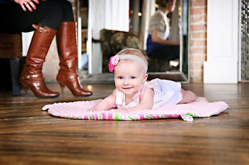 Itzy Ritzy TTM8067 armkussen babyzitje en zachte speelmat, Fresh Bloom - Image 6