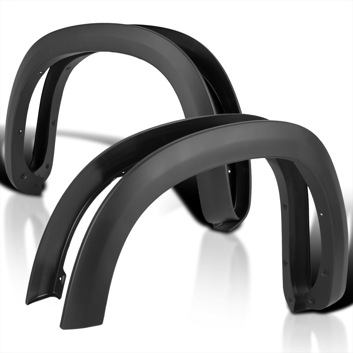 SPEC-D TUNING4PC Front + Rear Factory Style Fender Flares Compatible with 2019-2024 Chevy Silverado 1500