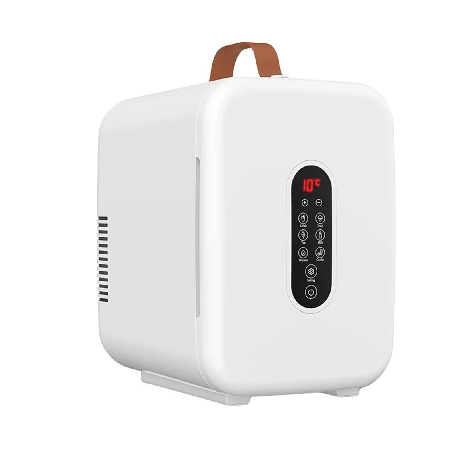 Refrigerador for Coche de 10 l, Mini refrigerador for el hogar, Doble propósito, calefacción y refrigeración, 220-240 V, 30-60 W(Only Wheel)