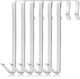 Over The Door Hooks Door Hanger: Towel Rack Towel Hanger Door Coat Hanger Stainless Steel Door Hanger for Bathroom, Kitchen Hanging Clothes, Towels.