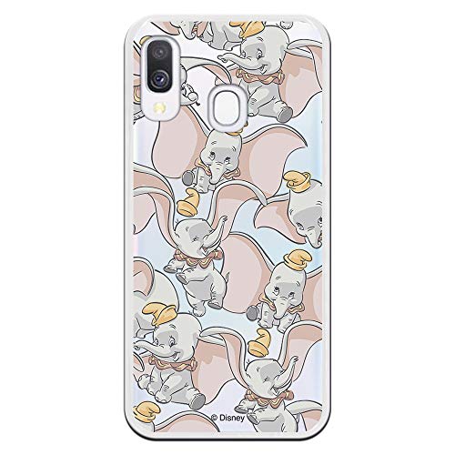 Carcasa Oficial Disney Dumbo Patrón Clear para Samsung Galaxy A40