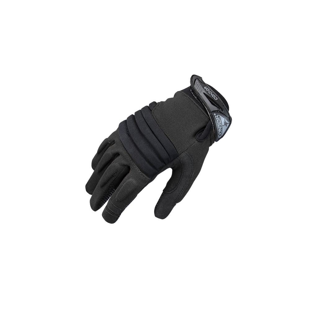 Paire de Gants de Protection Cuir Noir - Ofyr