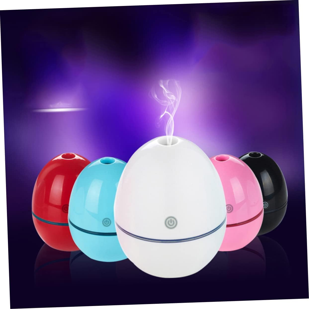 per Uso Domestico 2 pz Diffusore d'Aria Mini Umidificatore Diffusori di Olio Essenziale for la Casa Auto Diffusore Diffusore di Aroma Auto Nebbia Umidificatore Auto Essenziale