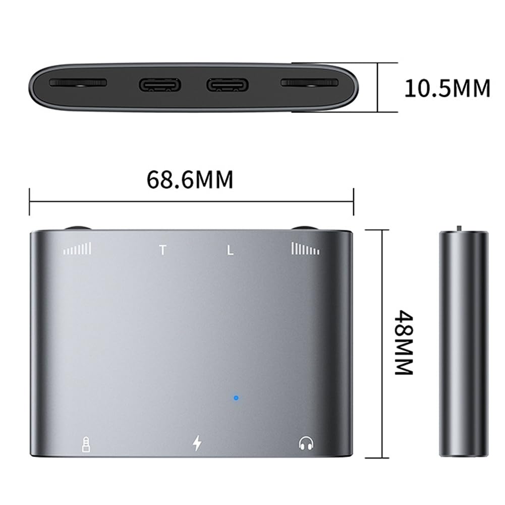 Dual Stereo Sound Card Dual Stereo karta dźwiękowa o wysokiej rozdzielczości do śpiewu na żywo i nagrywania