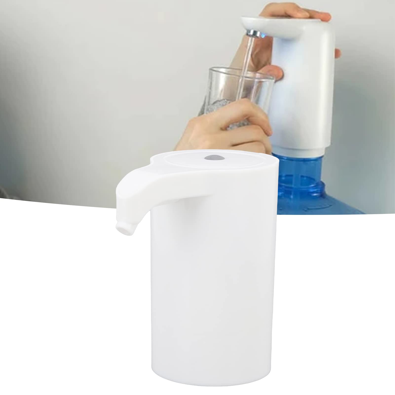 BestAlice Automatic Water Dispenser for 5 Gallon Bottle, Portable Electric Water Bottle Dispenser, Portable Intelligent Water Dispenser USB Charging