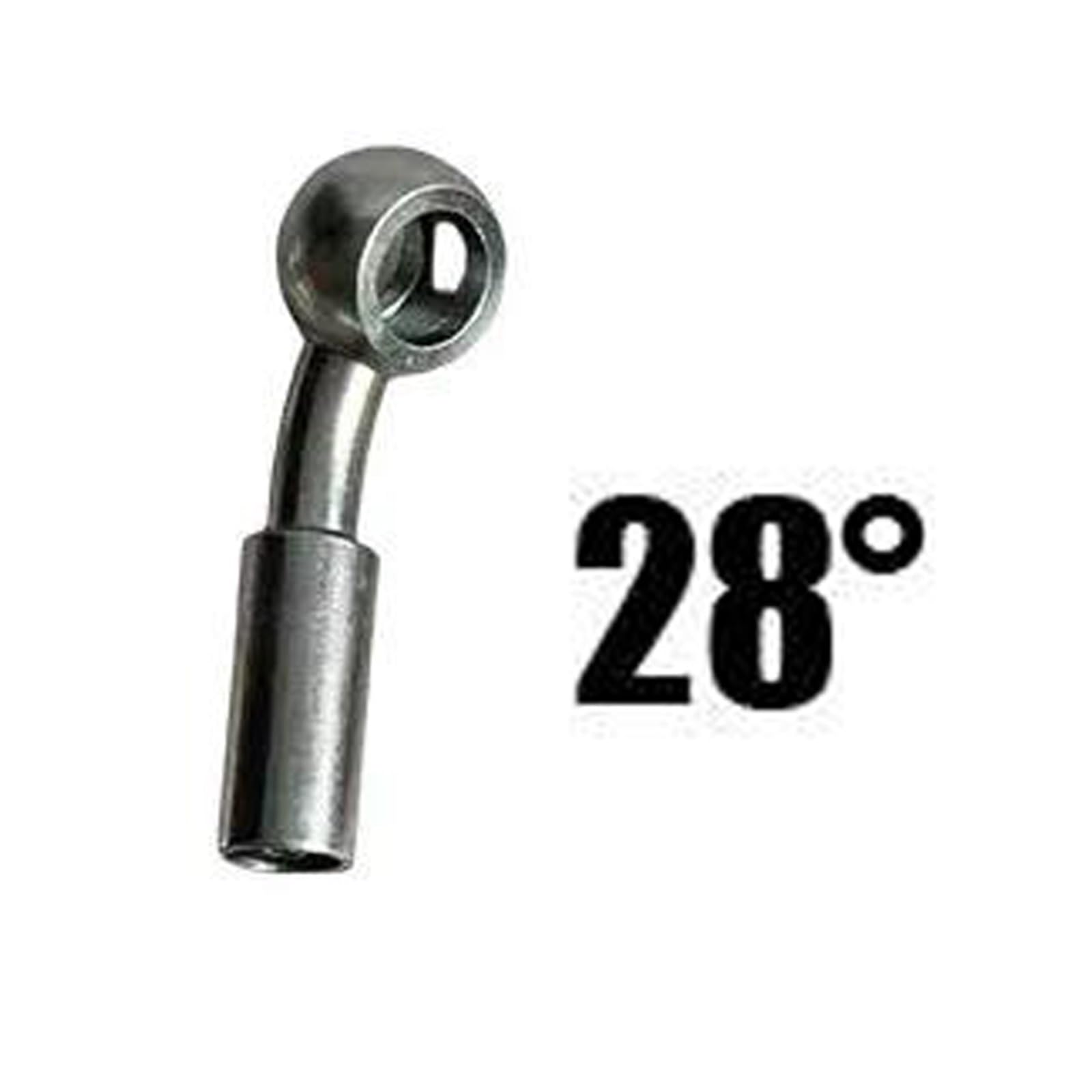 Motorrad-Bremsschlauch 28°-90° Motorradzubehör AN3 Bremsleitungsverlängerungsverbinder Adapter Doppelbremssattel Ölschlauch Doppelscheibe 2-Wege-Adapter Schraube M10x1(15cm)