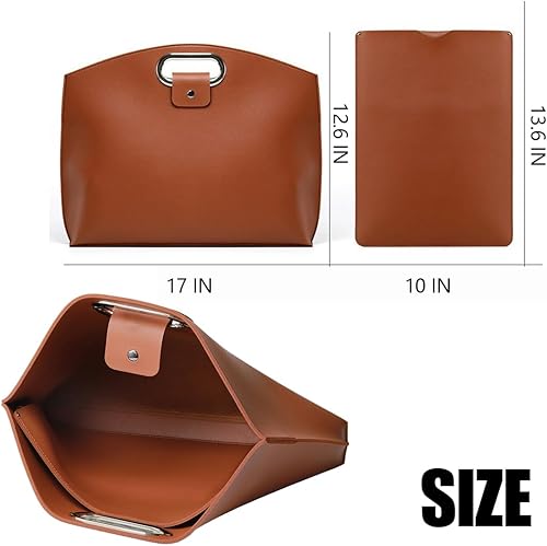 Miniatura 3 de El juego de 2 piezas sofisticado juego de portátil y bolso de cuero impermeable para negocios, bolso de trabajo resistente al agua para mujeres