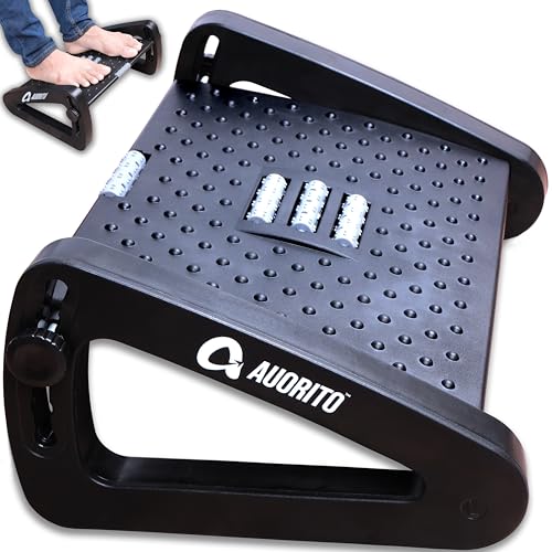 AUORITO Foot Rest Under Table – Ergonomic Footrest for Office Chair & Home –...
