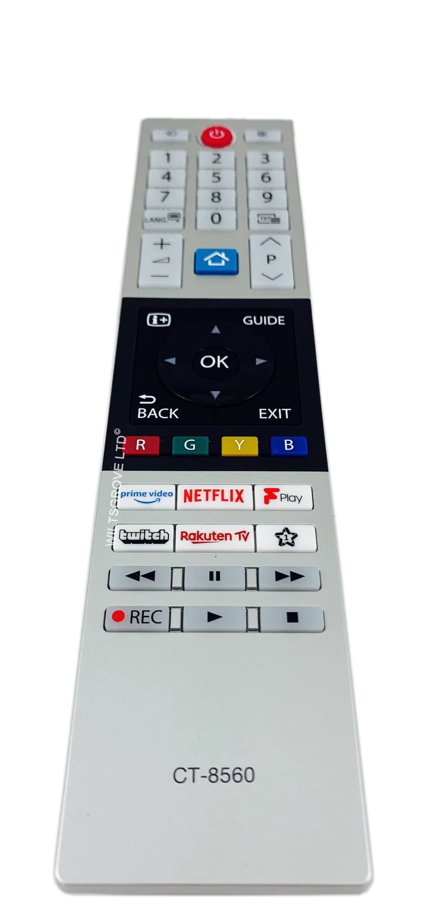 TÉLÉCOMMANDE DE TÉLÉVISION Voix Toshiba CT-8563 Authentique EUR 45,98