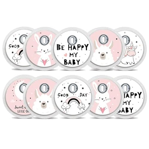 FreeStyle Libre 3 sensores adhesivos – Juego de 10 unidades "Be happy" – Pegatinas para sensores | Diasticker®