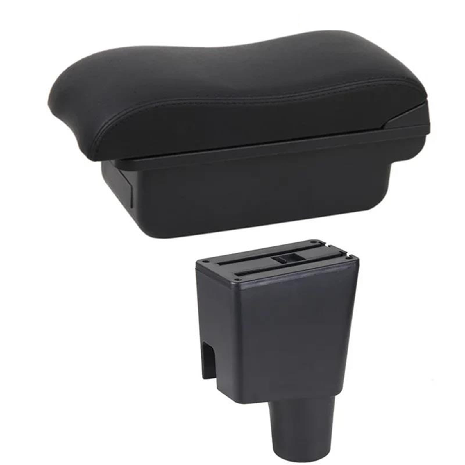 Dtsgcx B2 Black Line Car Armrest Box Modification Leather Center Console Storage Accessories For Kia For Morning For Picanto(B2 Black Line)