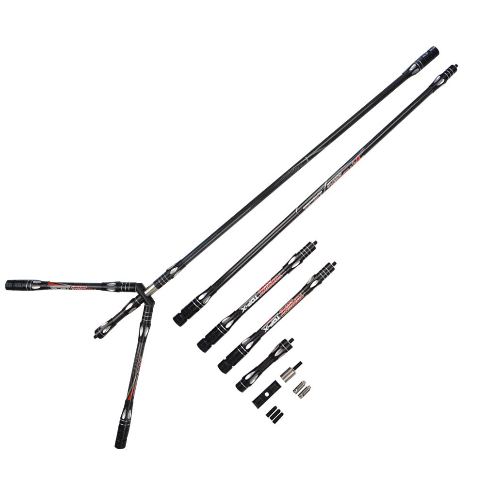 Stabilisateur D'Arc Balance Bar AMEYXGS – Tige En Fibre De Carbone 3K, 4 à 34 Pouces, Pour Arc Classique, Compétition Et Chasse