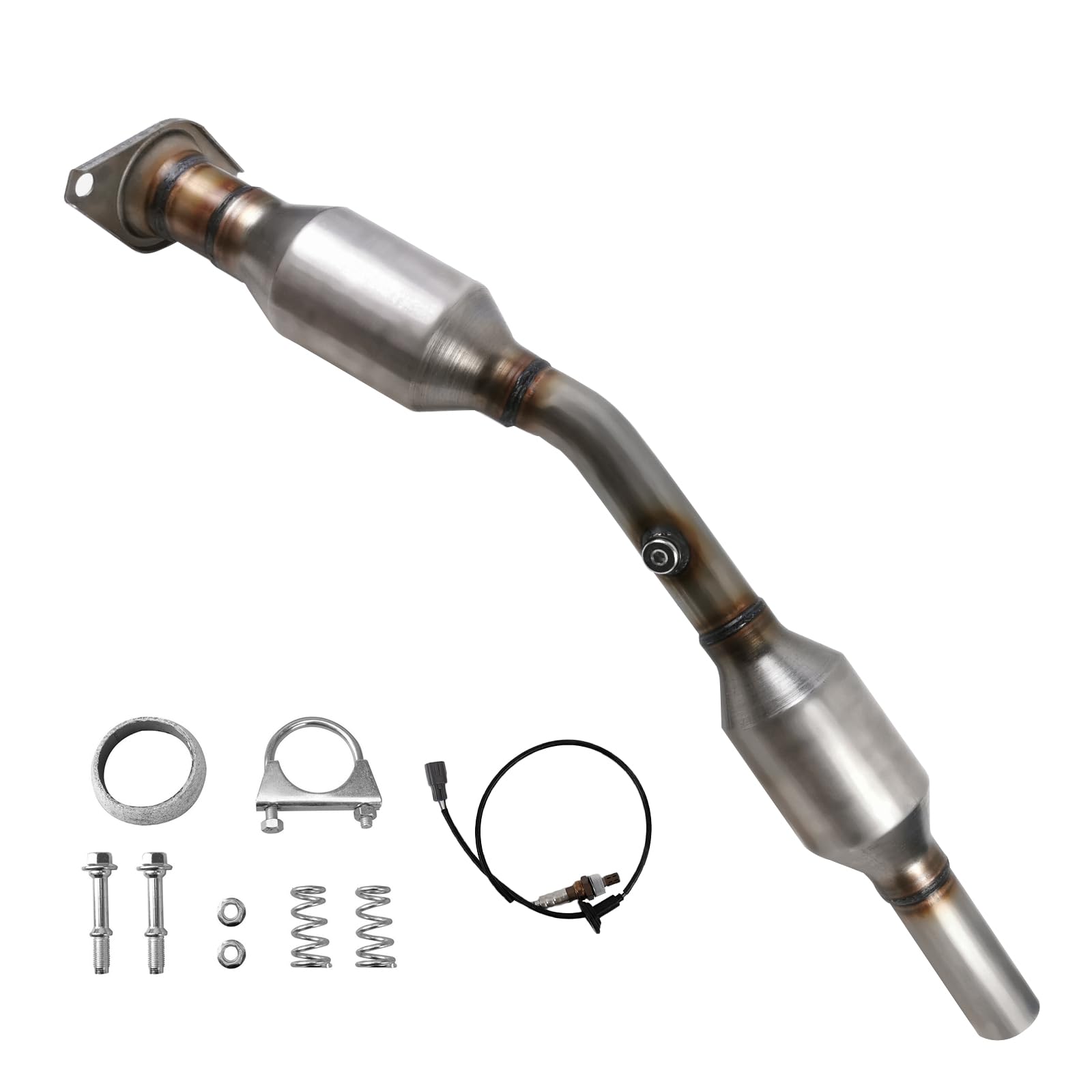 Photo 1 of Osakesukar Factory Style High Flow Catalytic Converter Fit 2004 2005 2006 2007 2008 2009 Toyota Prius 1.5L With Oxygen O2 Sensor (EPA Compliant)