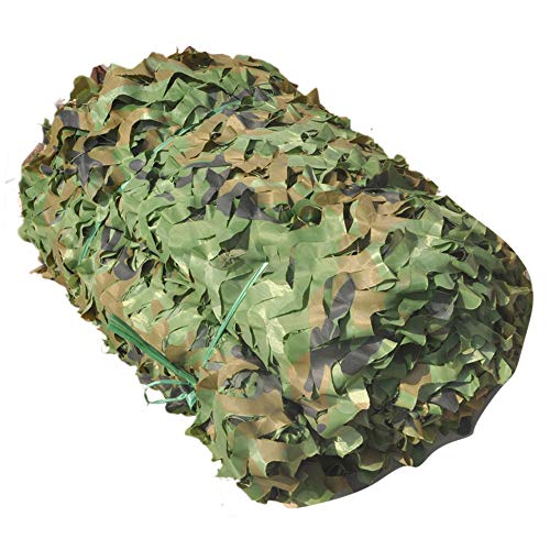Camping Camo Net Sombrilla Malla Bloqueador Solar Y Aislamiento Térmico Woodland Jungle...