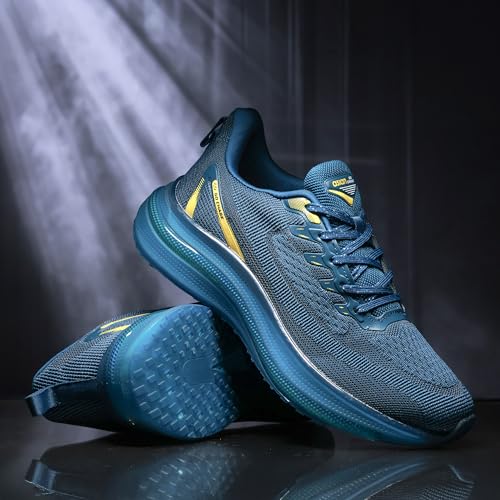 Image of ASIAN Powerplay-30 Men's Running Shoes | Lightweight Knit Upper, TPU Frame for Lateral & Arch Support, Memory Foam Bounce Insole | Ideal for Gym, Travel, Running & Walking