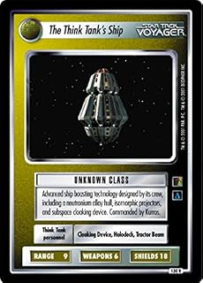 STAR TREK CCG 1E THE BORG THE THINK TANK'S SHIP 130R
