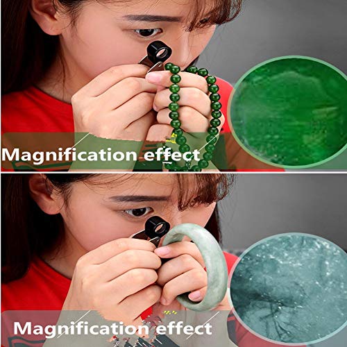 Loupe 14X CRODY mini loupe portable pour jade et lecture