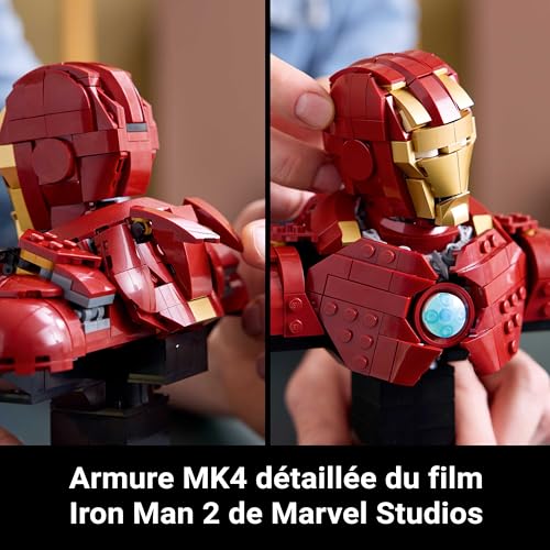 LEGO® Super Heroes 76327 Buste d’Iron Man MK4 - vue 9