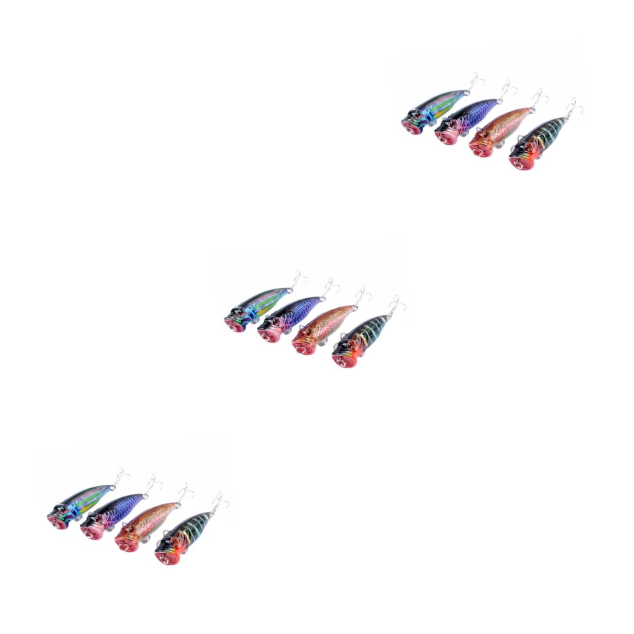 TOYANDONA Cebo bionico cebos Artificiales Luros de Pesca Dura cebos flotantes cebos de Pesca de Superficie al Aire señuelos realistas