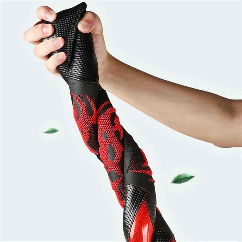 Pokrowiec na kierownicę do B-uick do Lacrosse do Verano do samochodu Regal skórzane pokrowce na kierownicę z włókna węglowego akcesoria wewnętrzne 38 cm ochraniacz na kierownicę