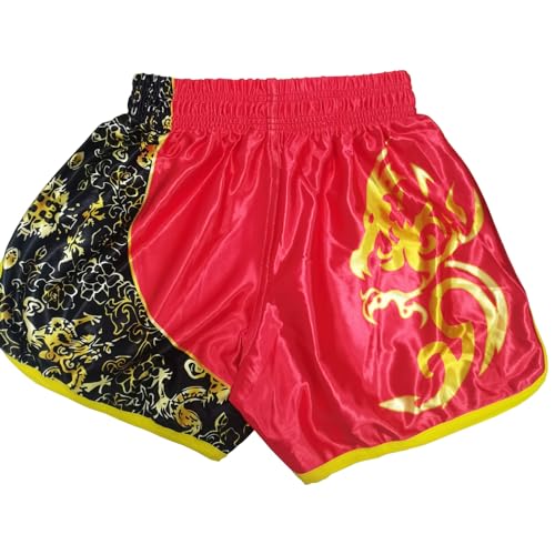 Muay Thai Shorts for Children Traditional MMA Gym Kickboxing Boxing Training Active Shorts2