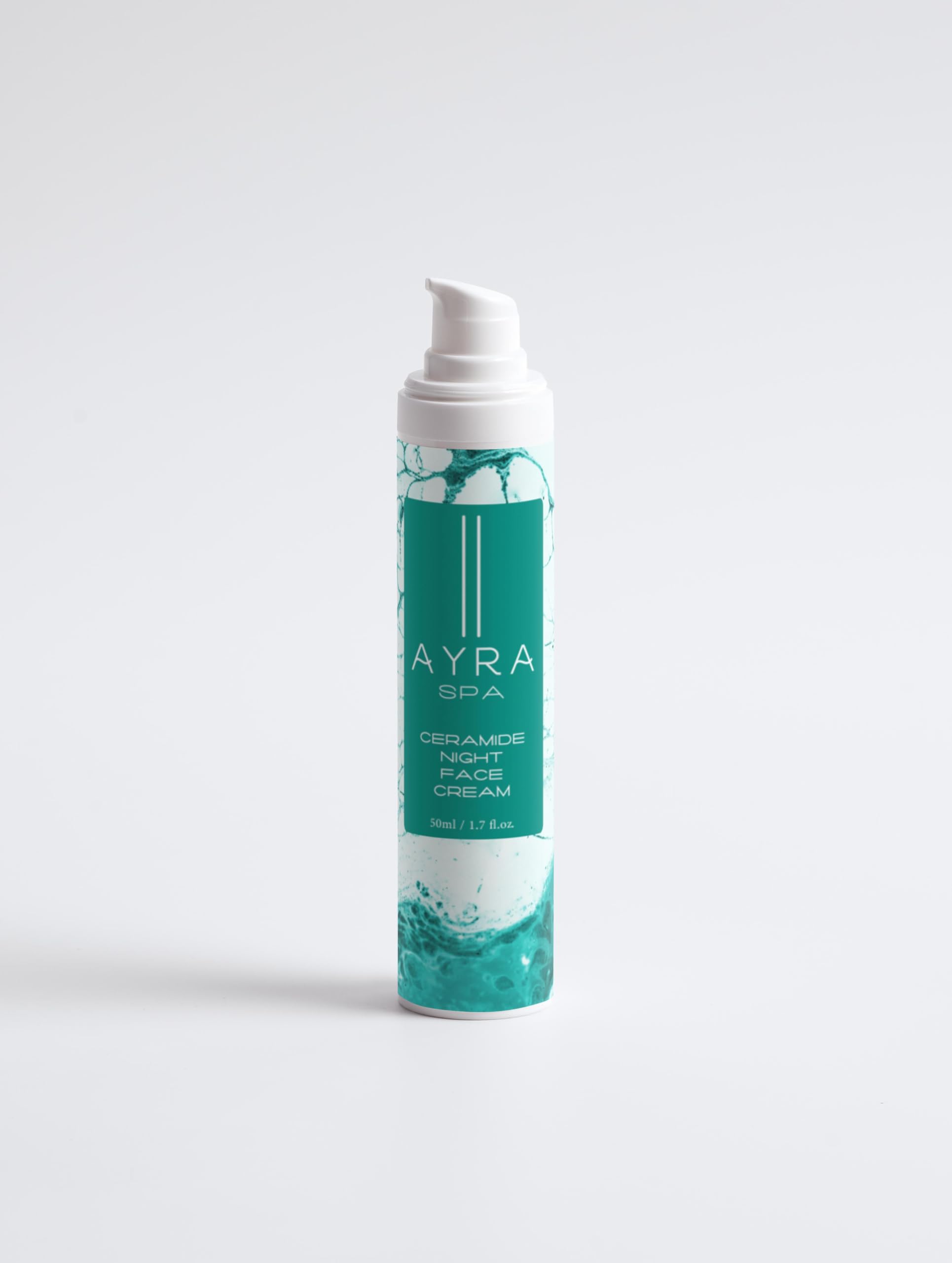 Crema Viso Notte alle Ceramidi | con Aloe Vera, Burro di Cacao, Olio di Jojoba | Contiene Lipidi Complessi e Acidi Grassi | VEGAN & 99% Naturale | Certificata COSMOS