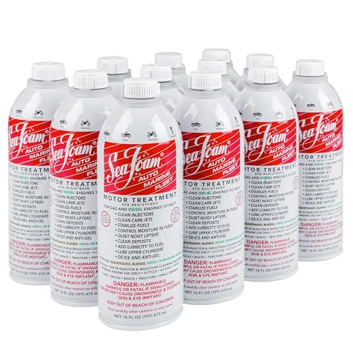 Sea Foam Motor Treatment Fuel & Oil Additive, SF16, 16 oz, Pack of 12