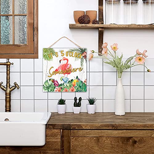 Plaque en bois personnalisée à offrir pour une crémaillère ou une fête au jardin
