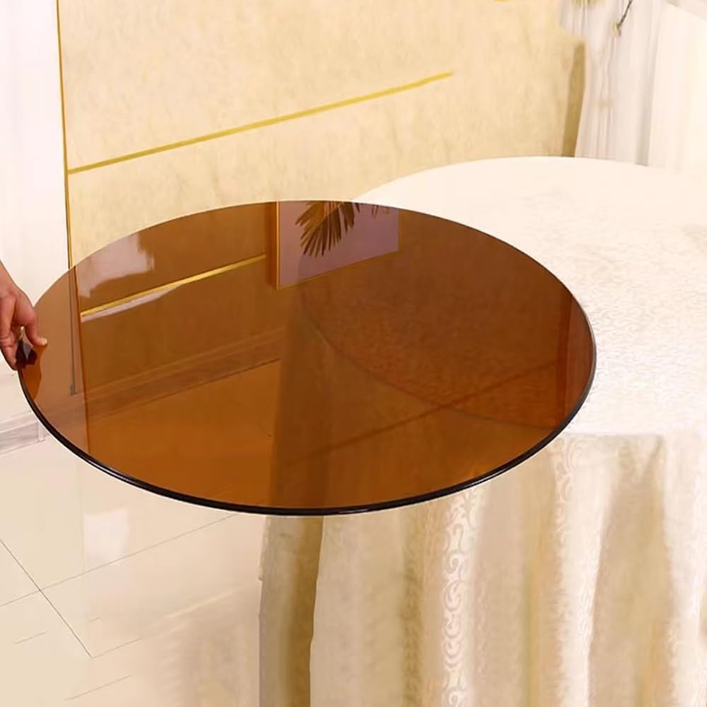 Produktbild von Runde Glastischplatte Aus Gehärtetem Sicherheitsglas – 28–100 Cm, 8 Mm, Kratzfest & Hitzebeständig