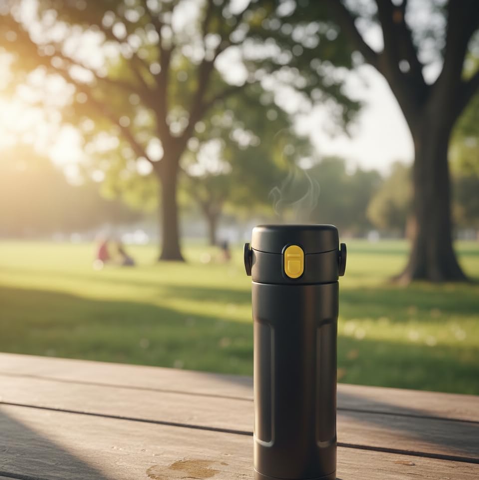 Practical water bottle with smooth surface lightweight structure and compact size for easy carrying everywhere