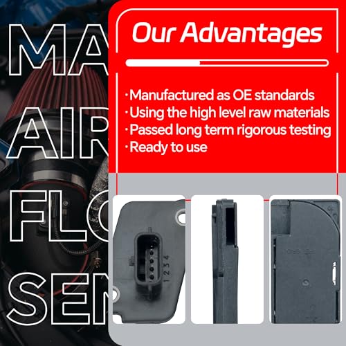AdvanEX Mass Air Flow Sensor AFH60M-47 MAF Compatible with Nissan Altima/Maxima/Murano/Pathfinder/Quest/Rogue Replaces MAF0123 226803VA0A