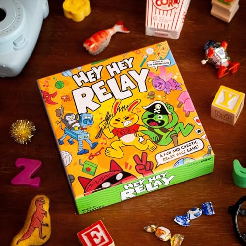 Hey Hey Relay, juego de mesa rápido para familia miniatura 2